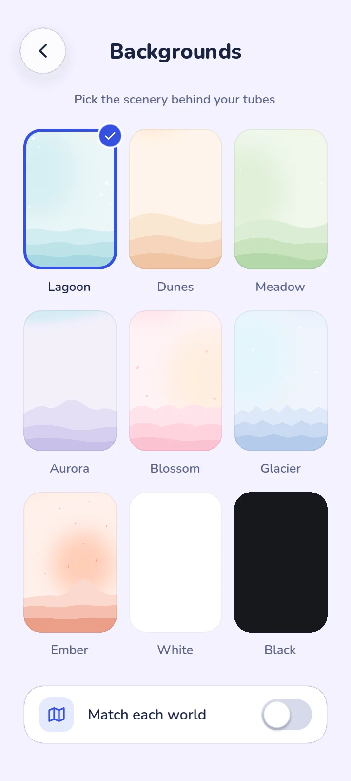 Pick your scenery